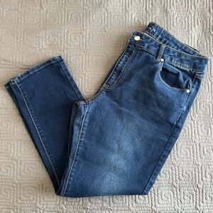 Tahari Dark Blue Denim Jeans